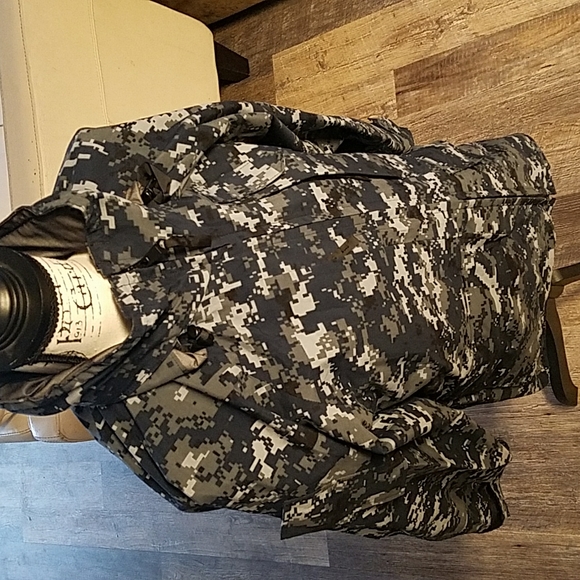 US NAVY NWU DIGITAL CAMOUFLAGE GORE-TEX PARKA JACKET SMALL - Picture 15 of 15